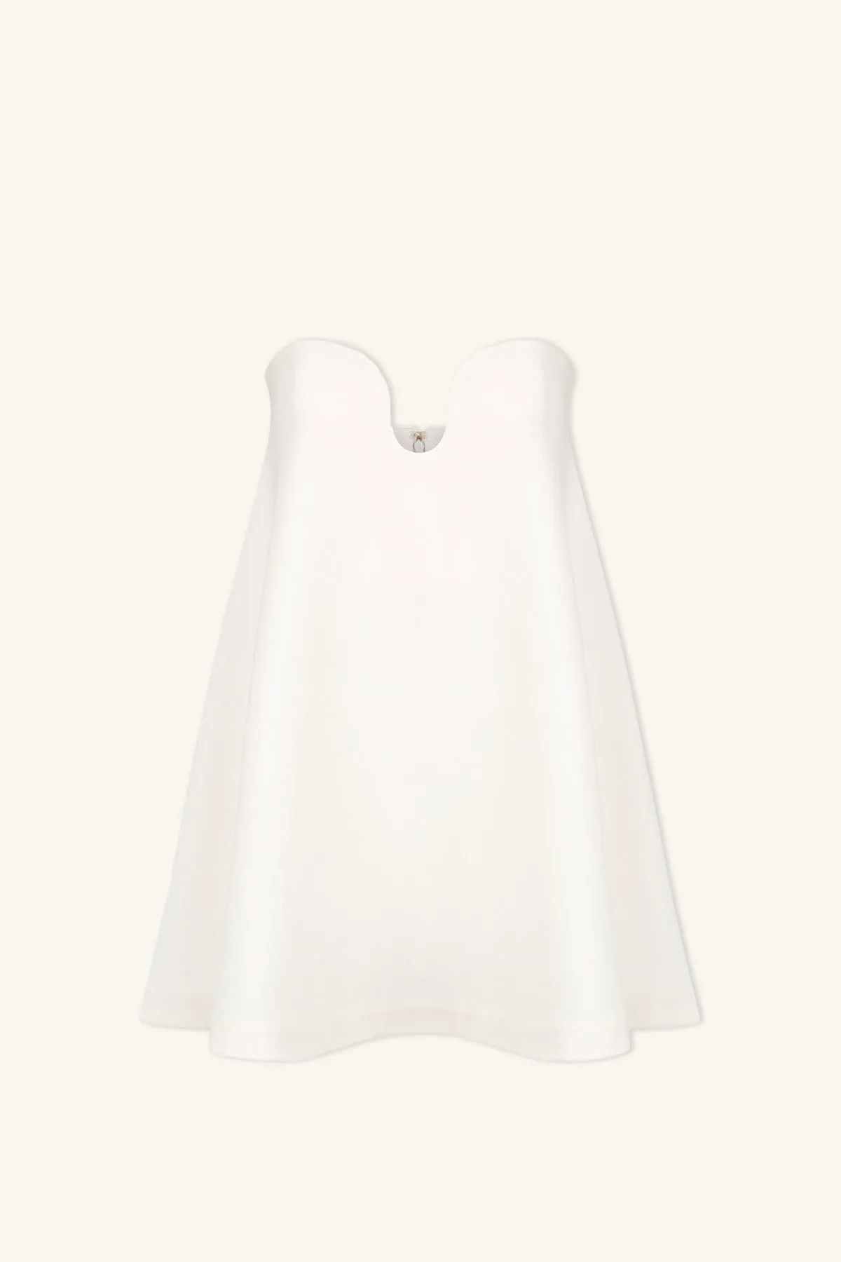 AMURA STRAPLESS MINI DRESS - CREAM