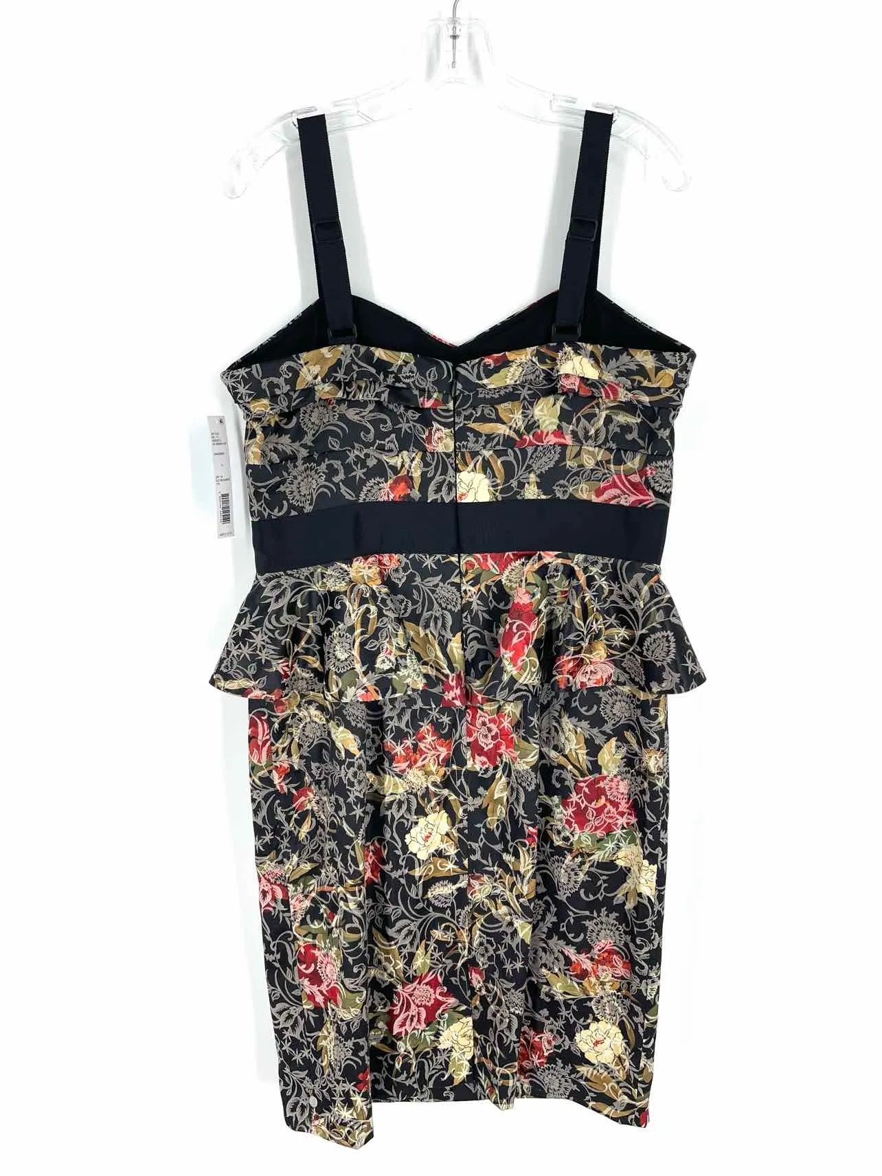 Antonio Melani Size 10 Black/Multi Floral Tiered NEW Dresses Dress