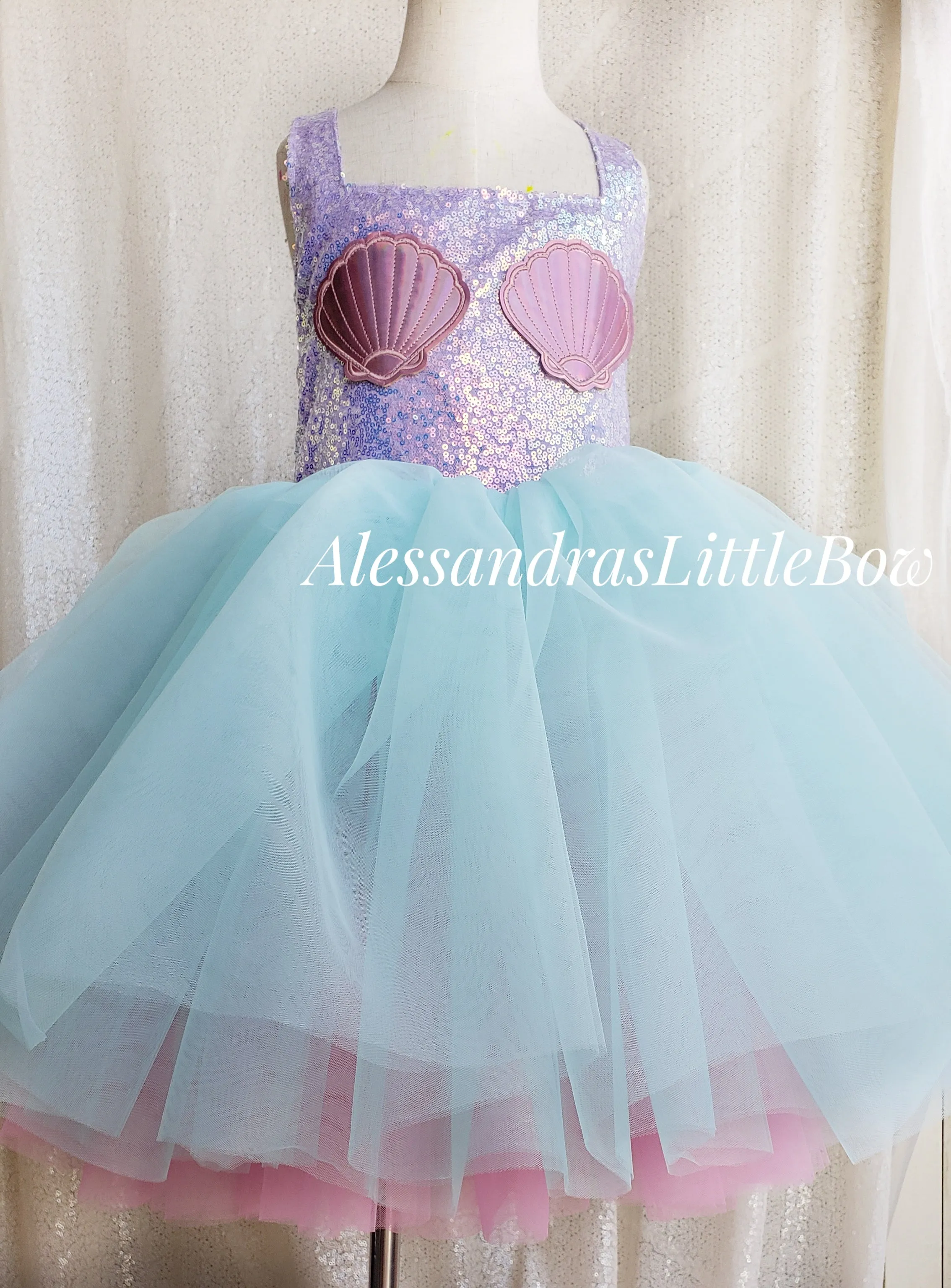 Aqua Marina Mermaid Couture Dress