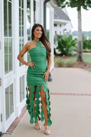 Athena Oval Dress- Green