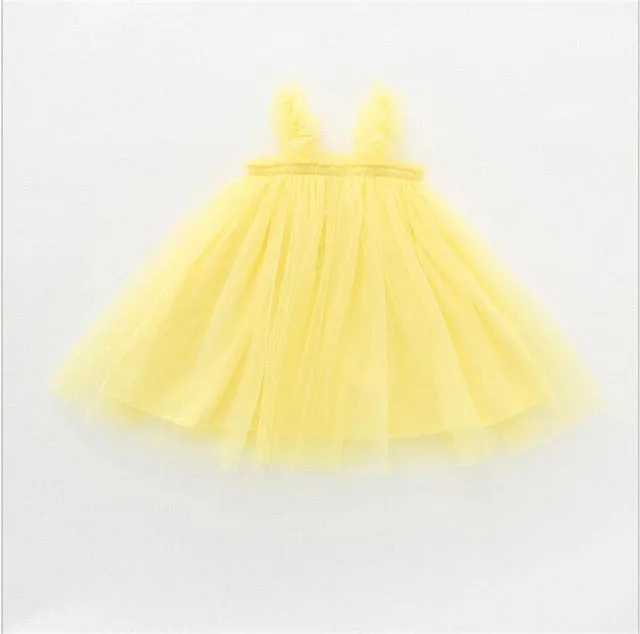 Baby Girl Tutu Dress Tank with Tutu bottom Dance Dress Summer Children Girl Clothing 0-5Y Toddler Girl Tutu Dresses For Birthday Party Kids Dresses For Girl