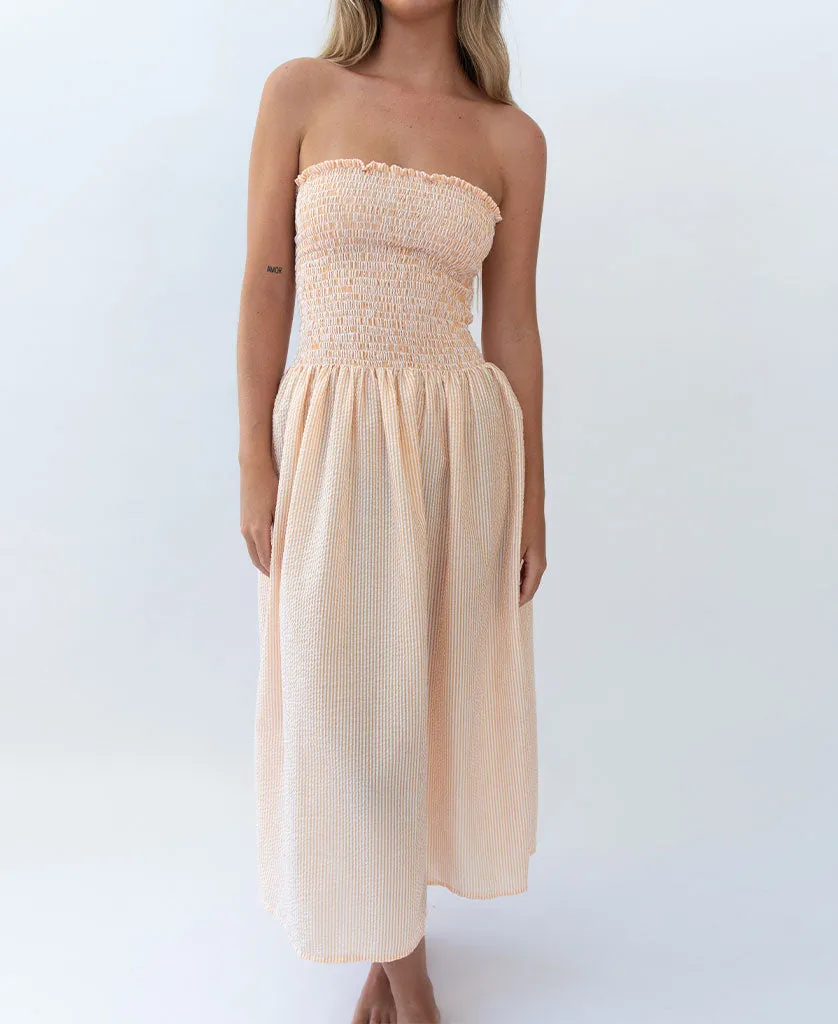 Bandeau Midi | Orange Stripe