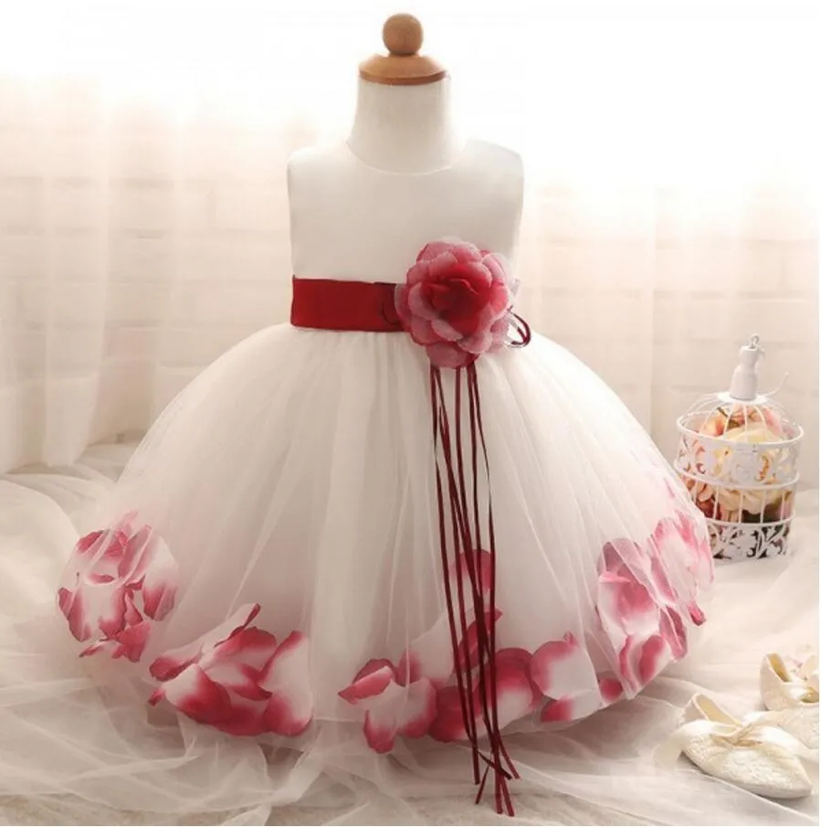 Beautiful Handmade Lovely Flower Girl Dresses, Weding Cheap Little Girl Dresses with Flowers, FGS021