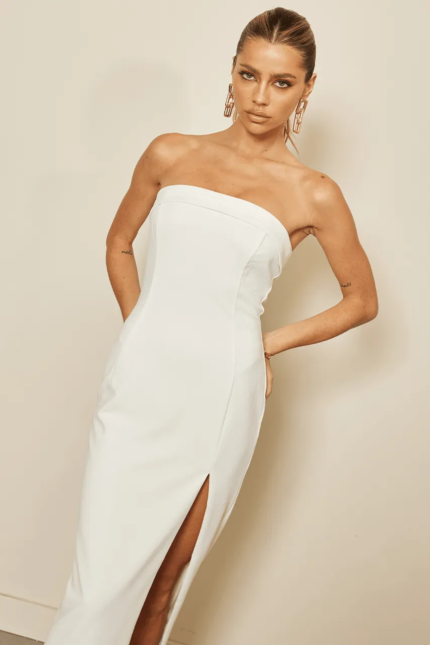 Bewitch Midi Dress - White