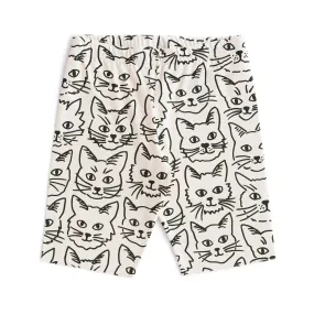 Bike Shorts - Kitties Black