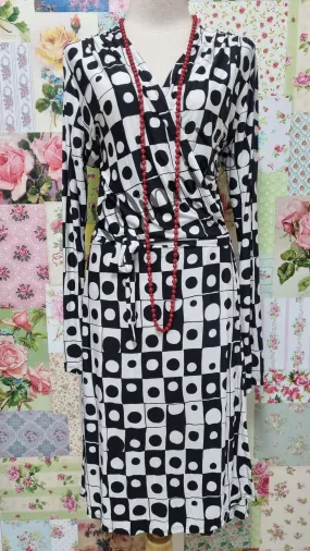 Black & White Dress BU017