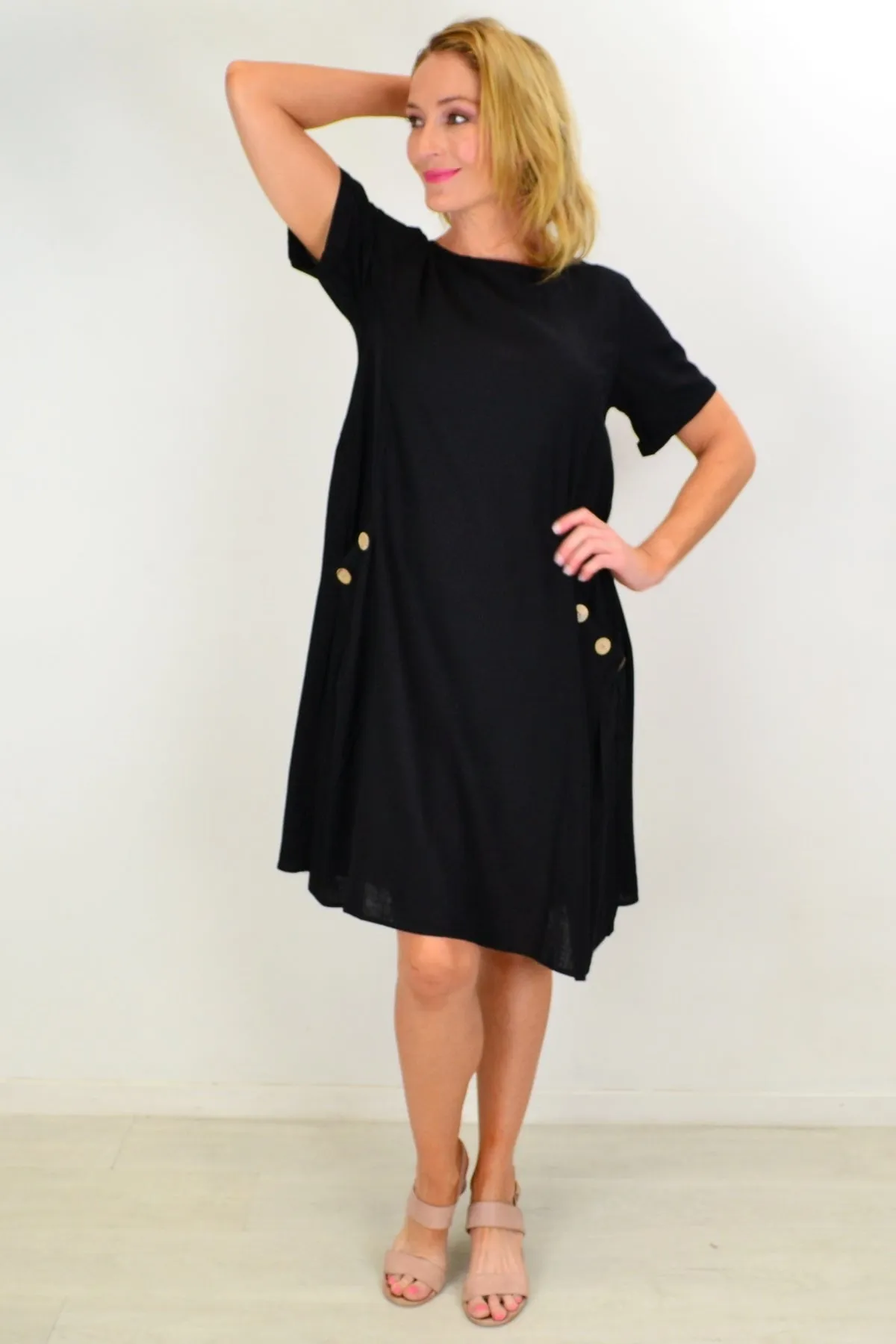 Black Magic Tunic Slip Dress