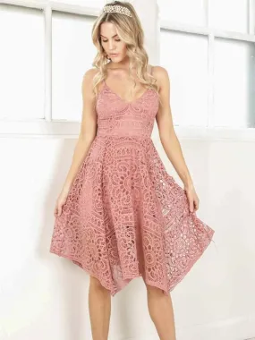 Cheap V Neck Short Cute Lace Homecoming Dresses 2018, BDY0311