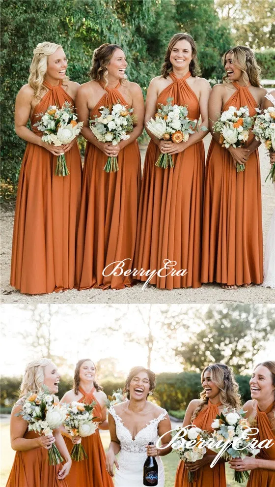 Convertible Long Jersey Bridesmaid Dresses, Popular Bridesmaid Dresses