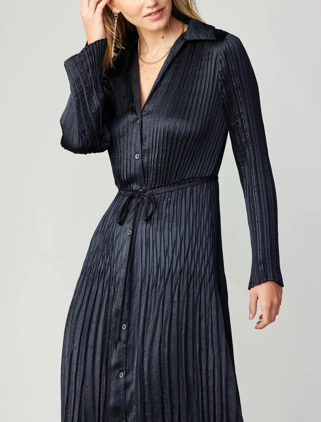 Current Air Pleated Midi Dress