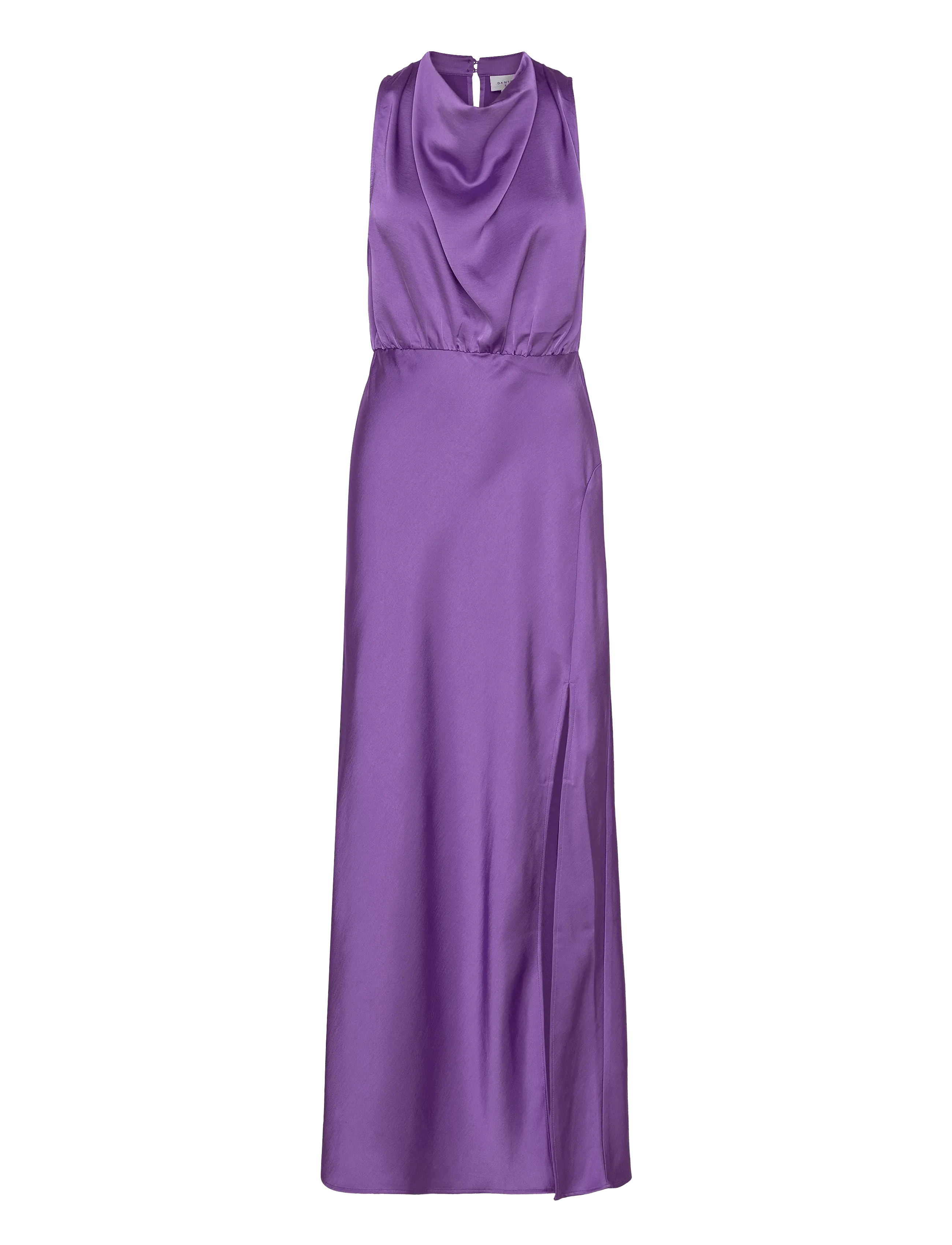 Delvaux Halter Maxi Dress Amethyst