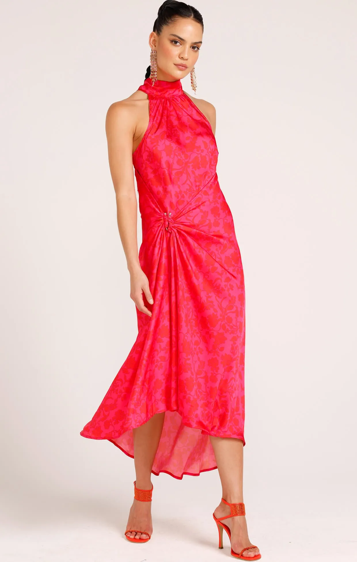 Firelight Halter Dress