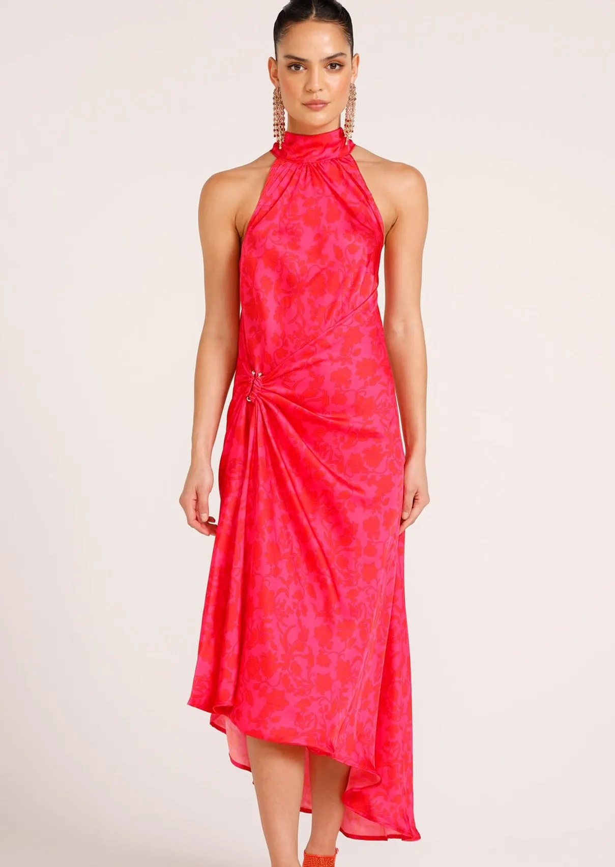 Firelight Halter Dress