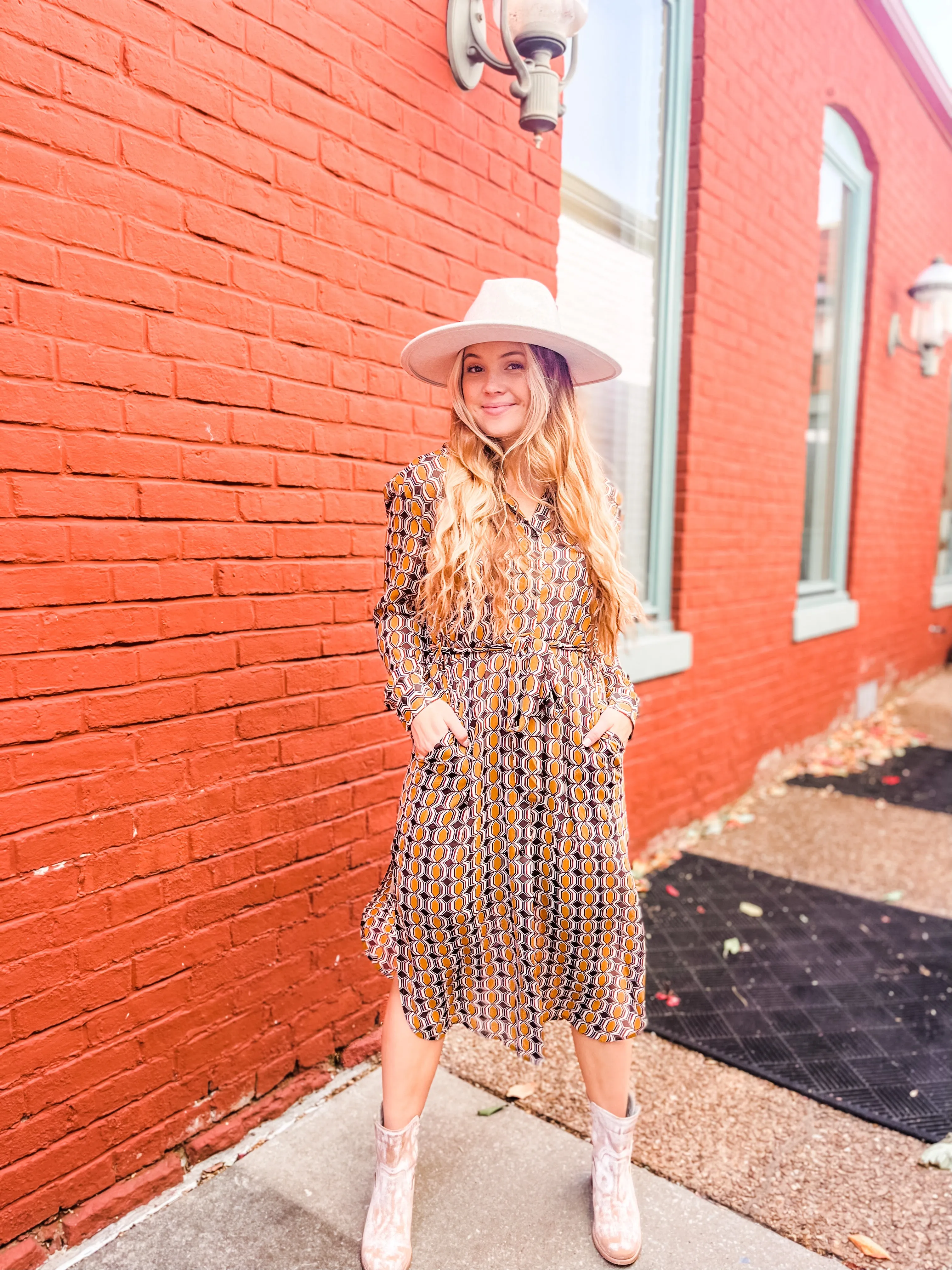 Good Times Long Shirt Dress