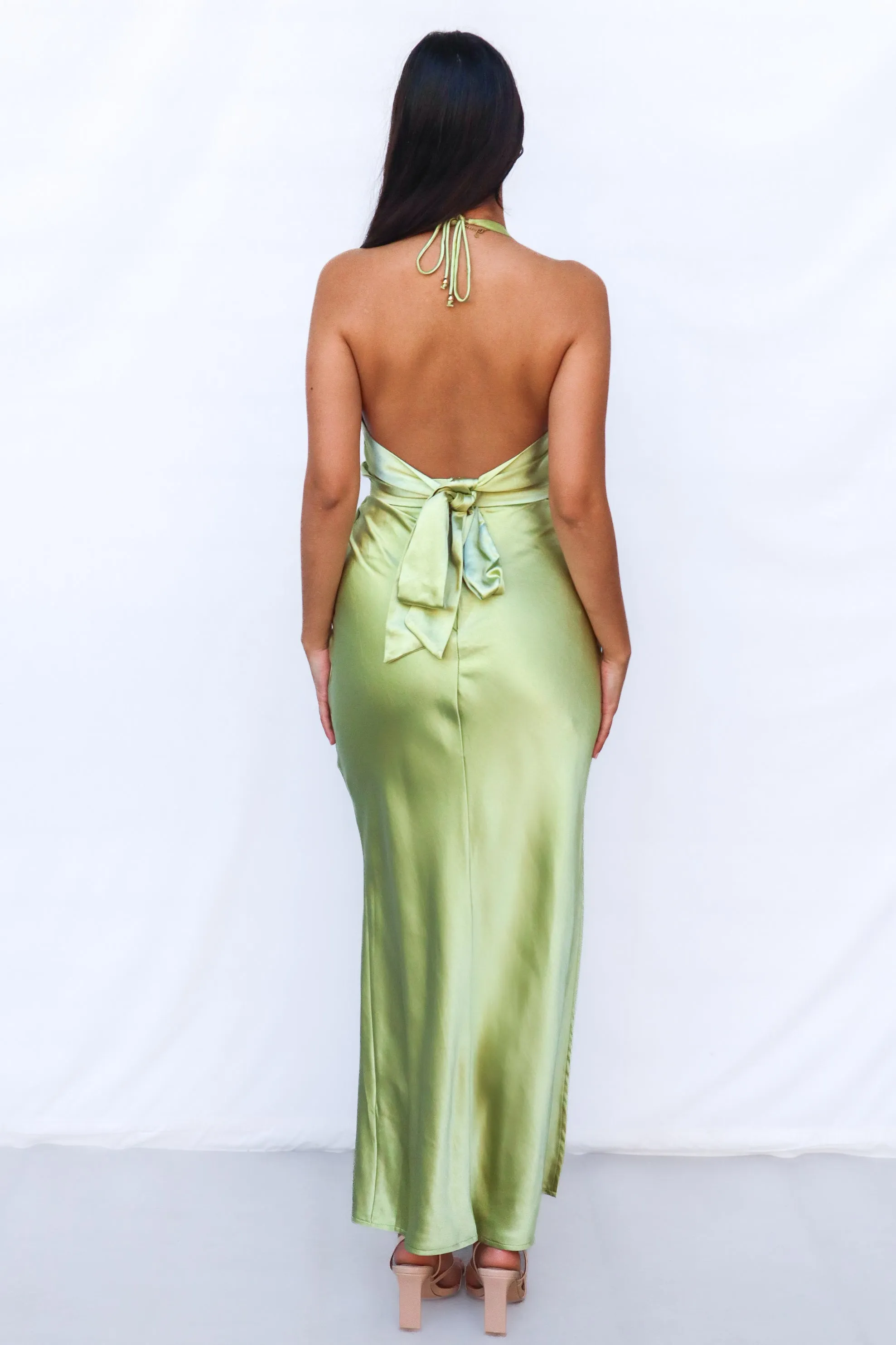 Hadleigh Maxi Dress - Apple Green