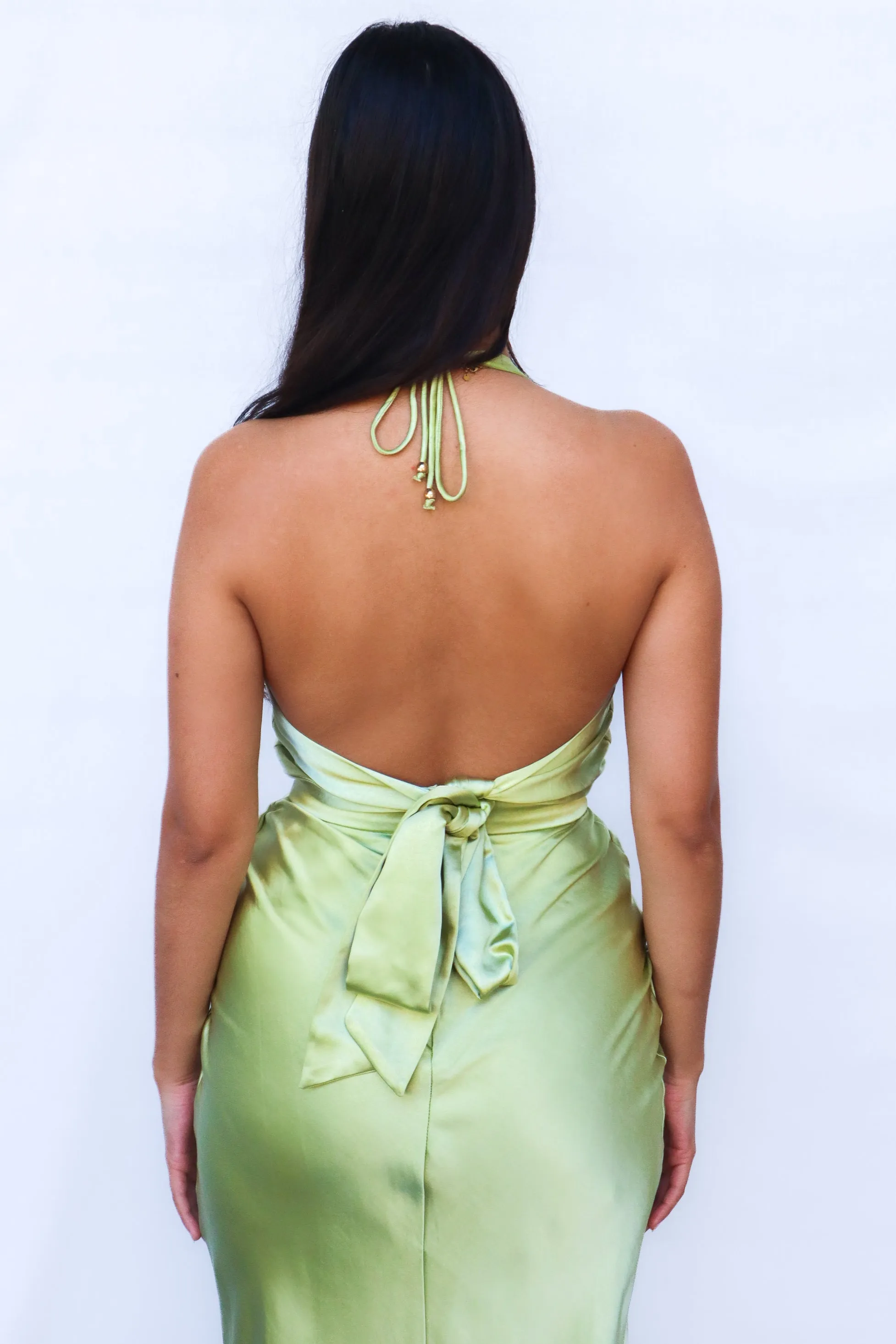 Hadleigh Maxi Dress - Apple Green