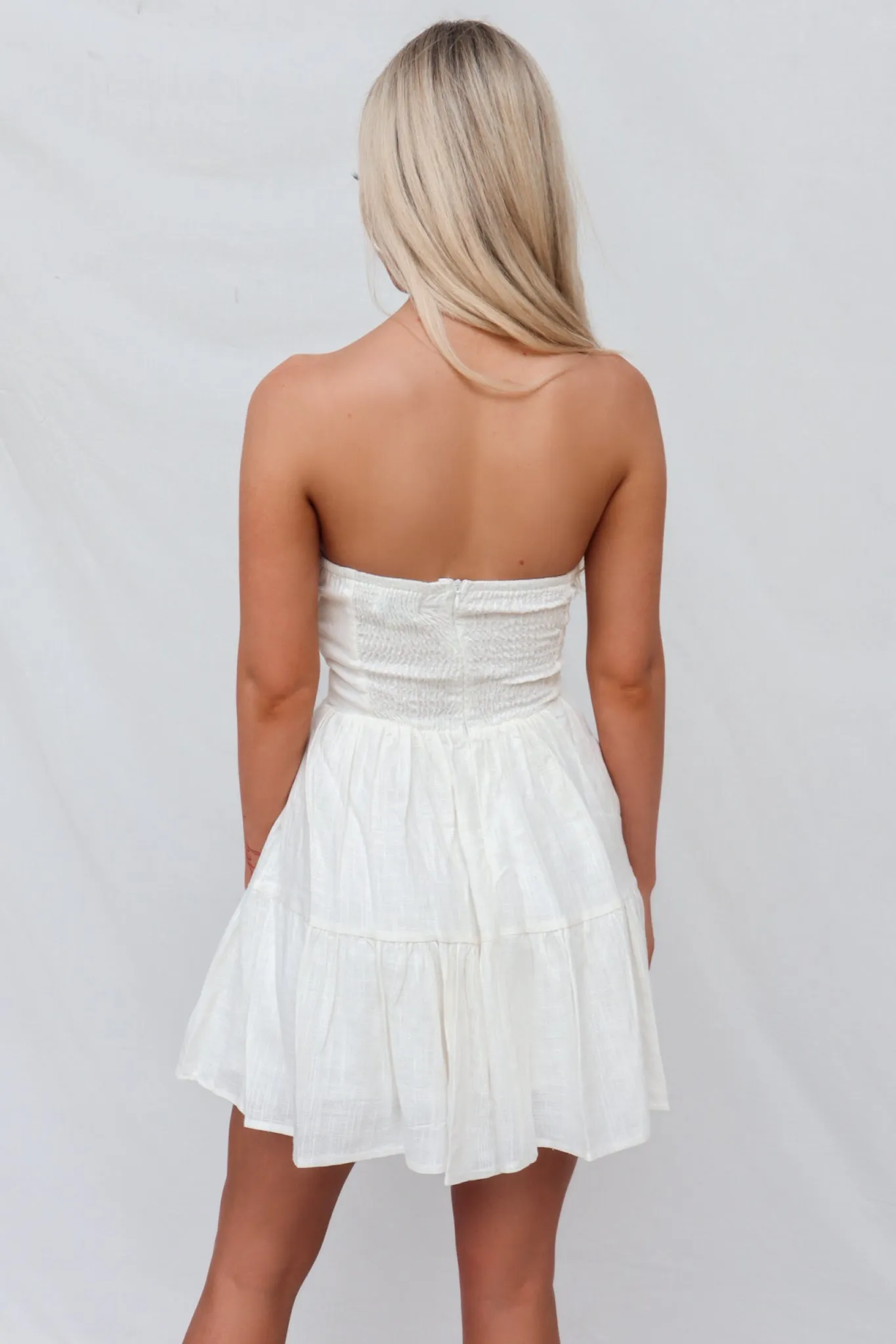 Izzy Mini Dress - White