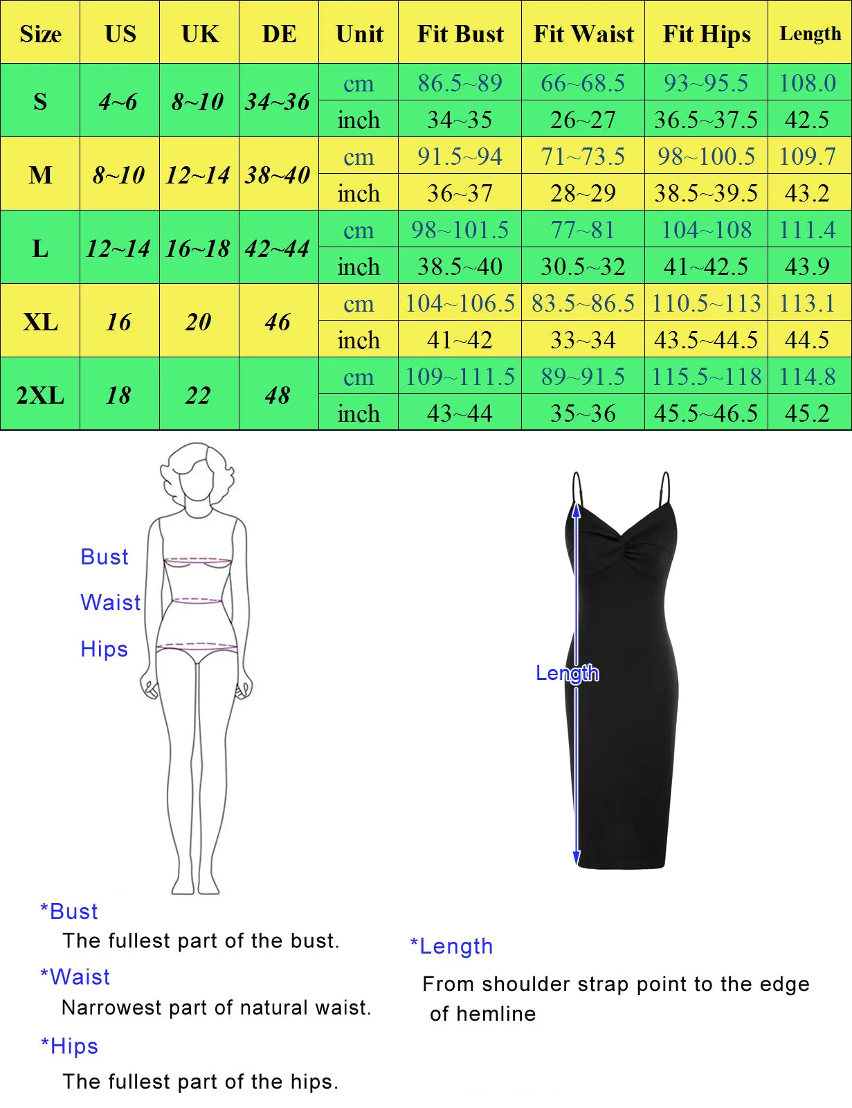 Knotted Bodice Cami Dress Spaghetti Straps Side Slit Bodycon Dress