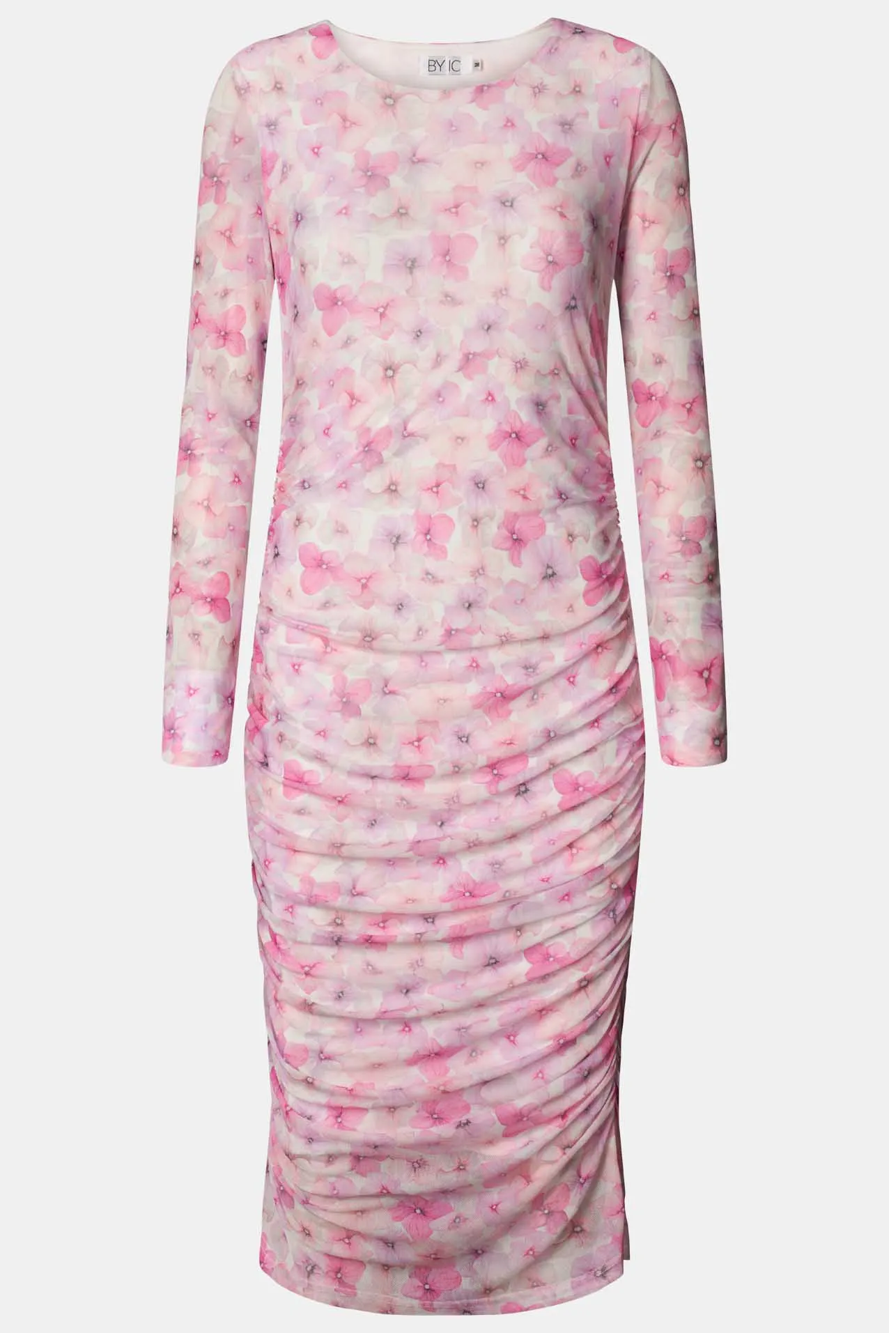 LilyIC Mesh Kjole - Pink Blomsterprint