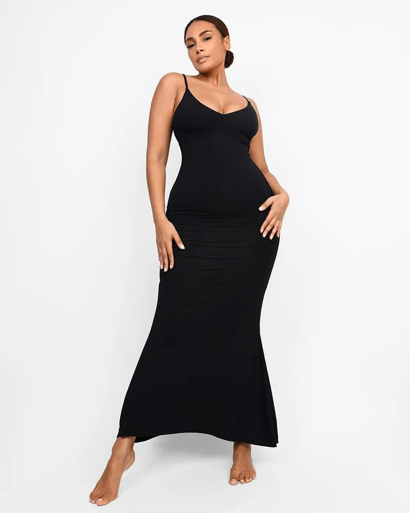 Long Slip Shaping Maxi Dress