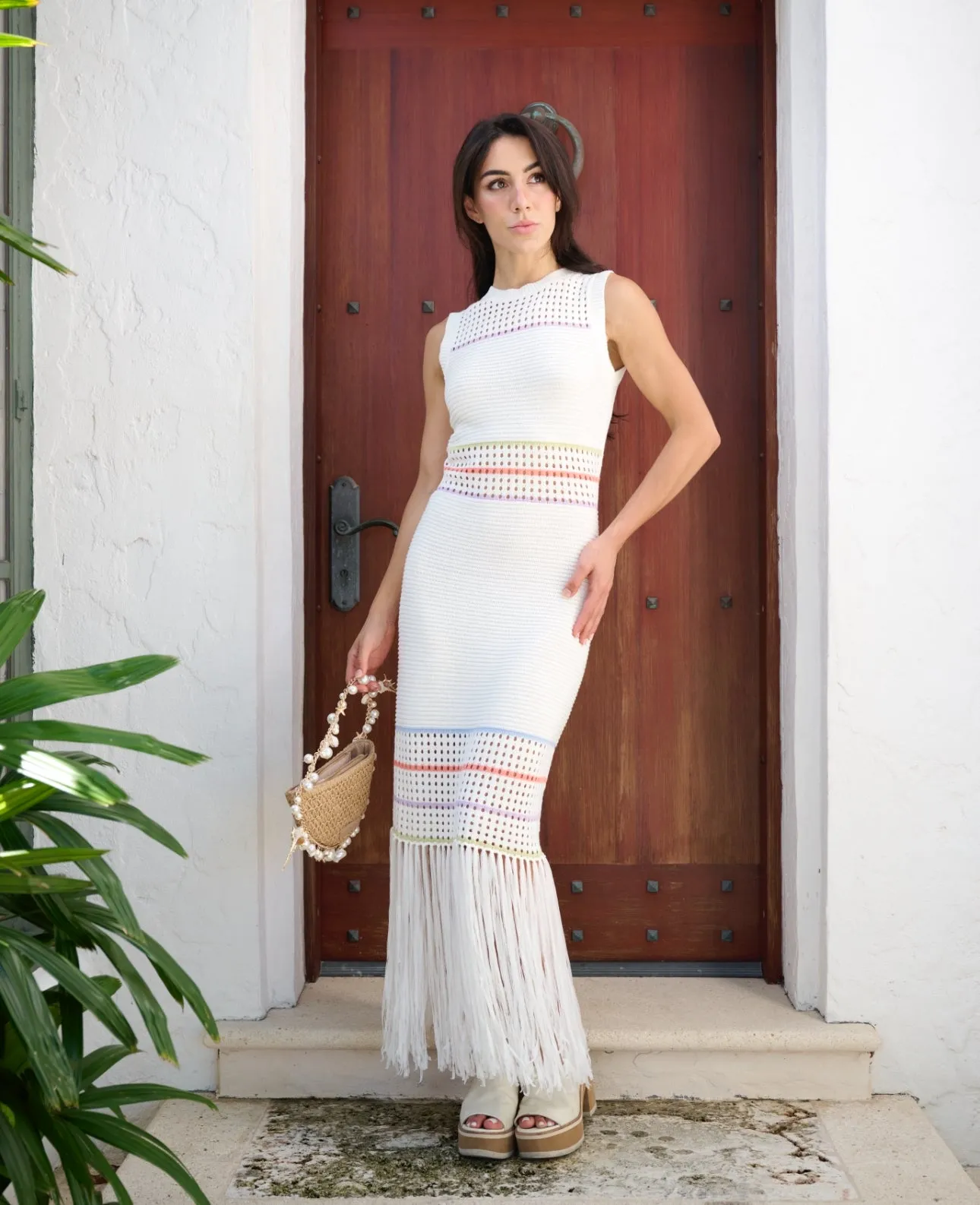 Monica Fringe Dress