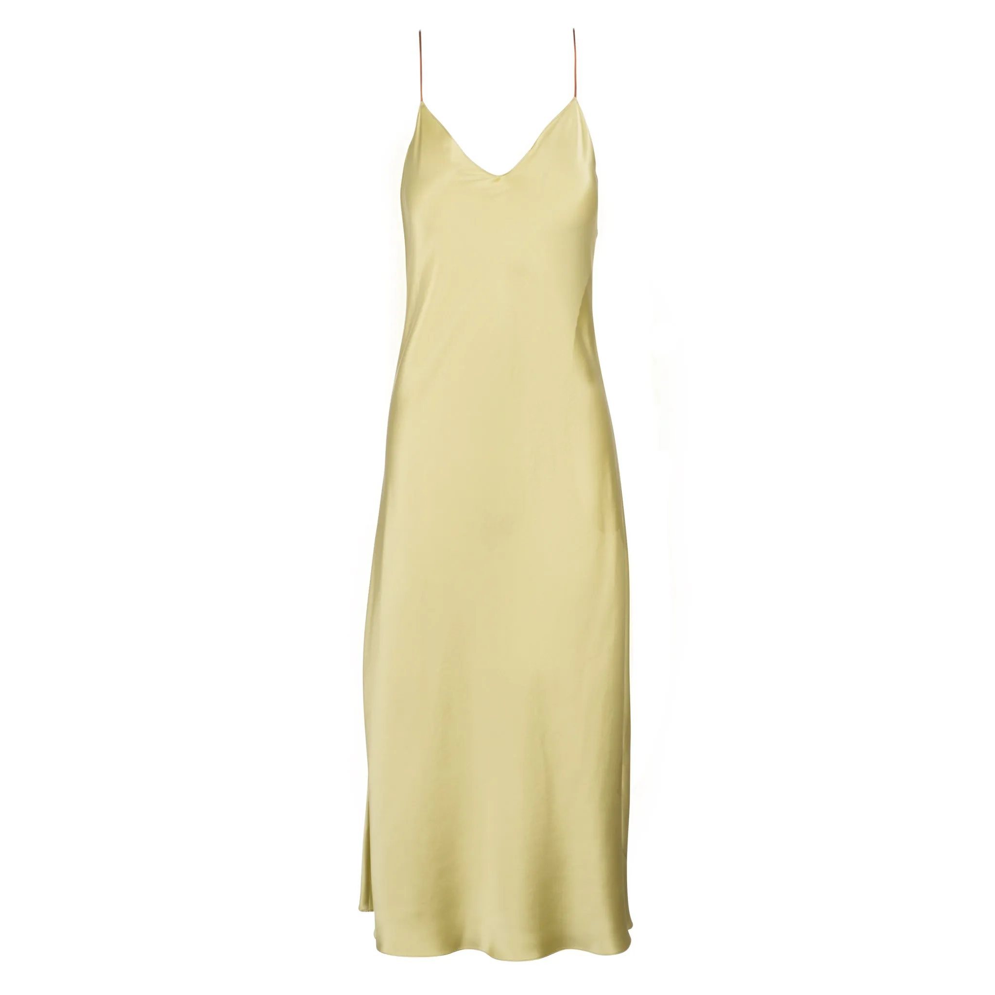 Moss Midi Dress with Contrast Straps