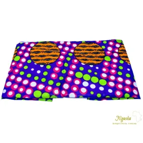 Ngaska Ankara Polka dots Colorful African Print - CA 30