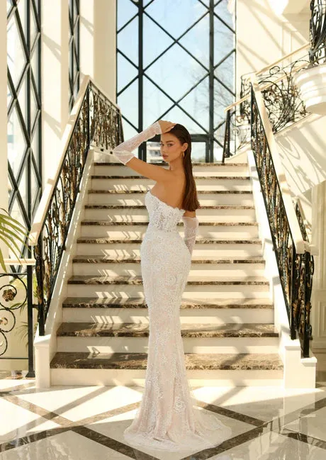 NICOLETTA Julia Gown - Ivory/Nude