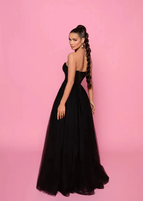 NICOLETTA Khloe Gown - Black