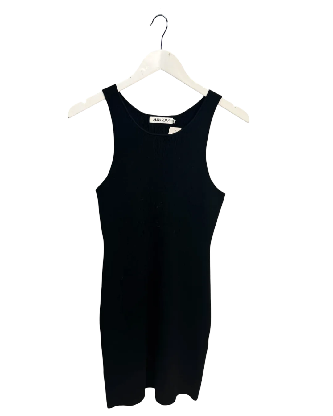 Size 12 - Anna Quan Black Rib Midi Dress