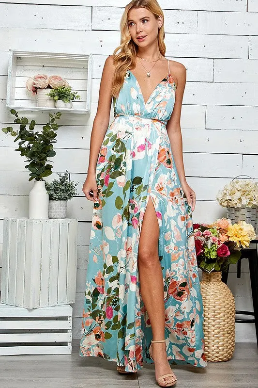 TARA FLORAL MAXI DRESS