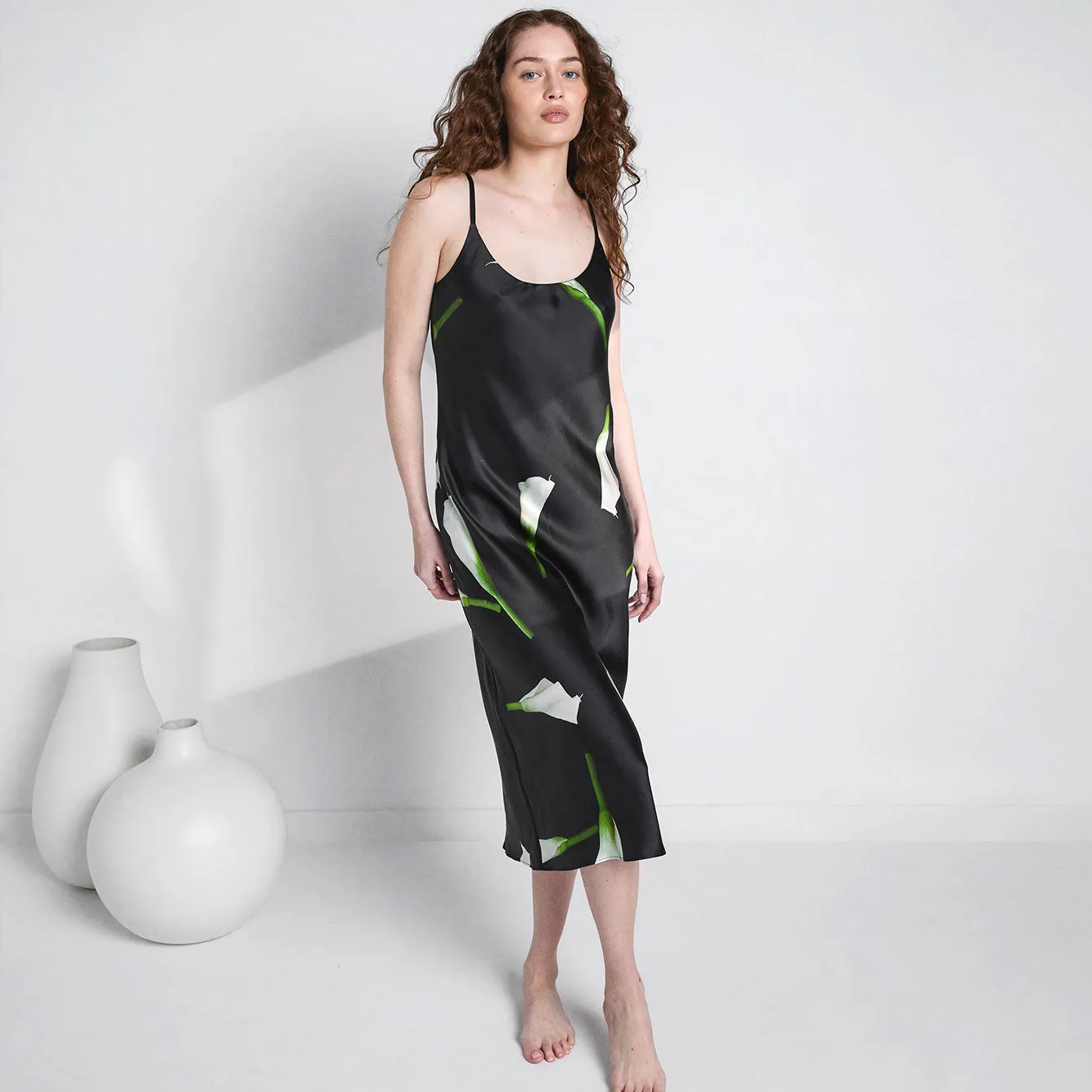 Washable Silk Bias Slip Dress