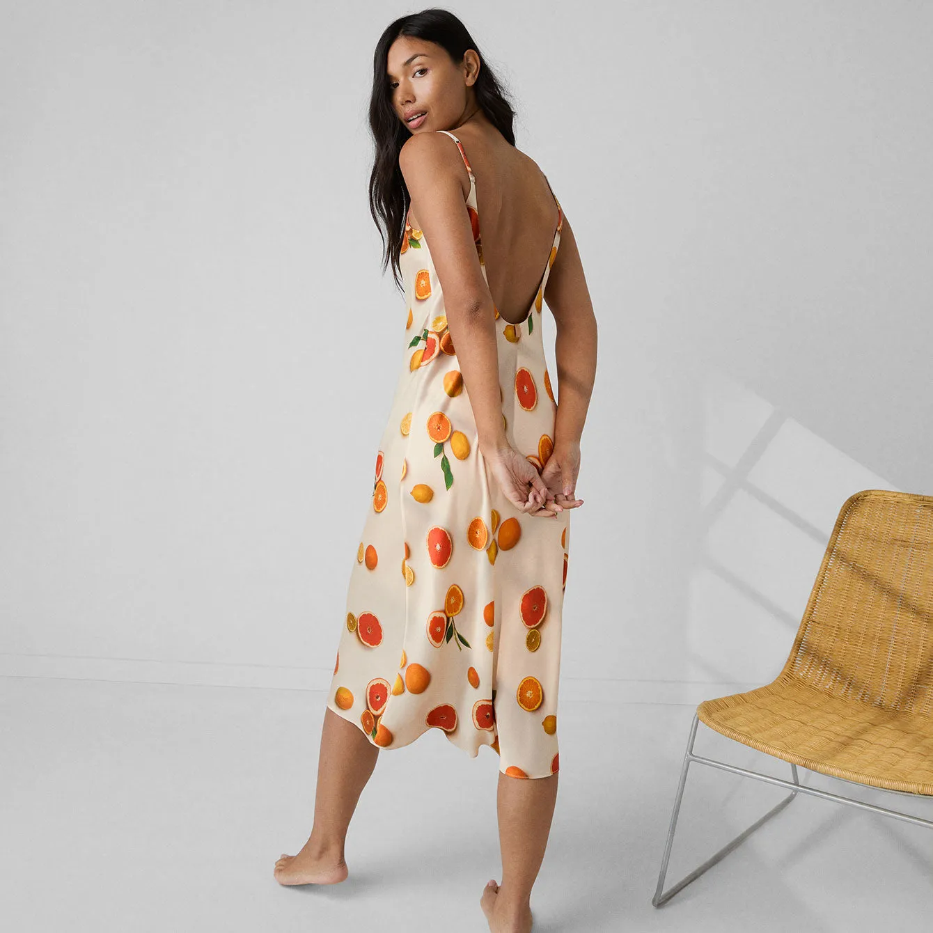 Washable Silk Bias Slip Dress