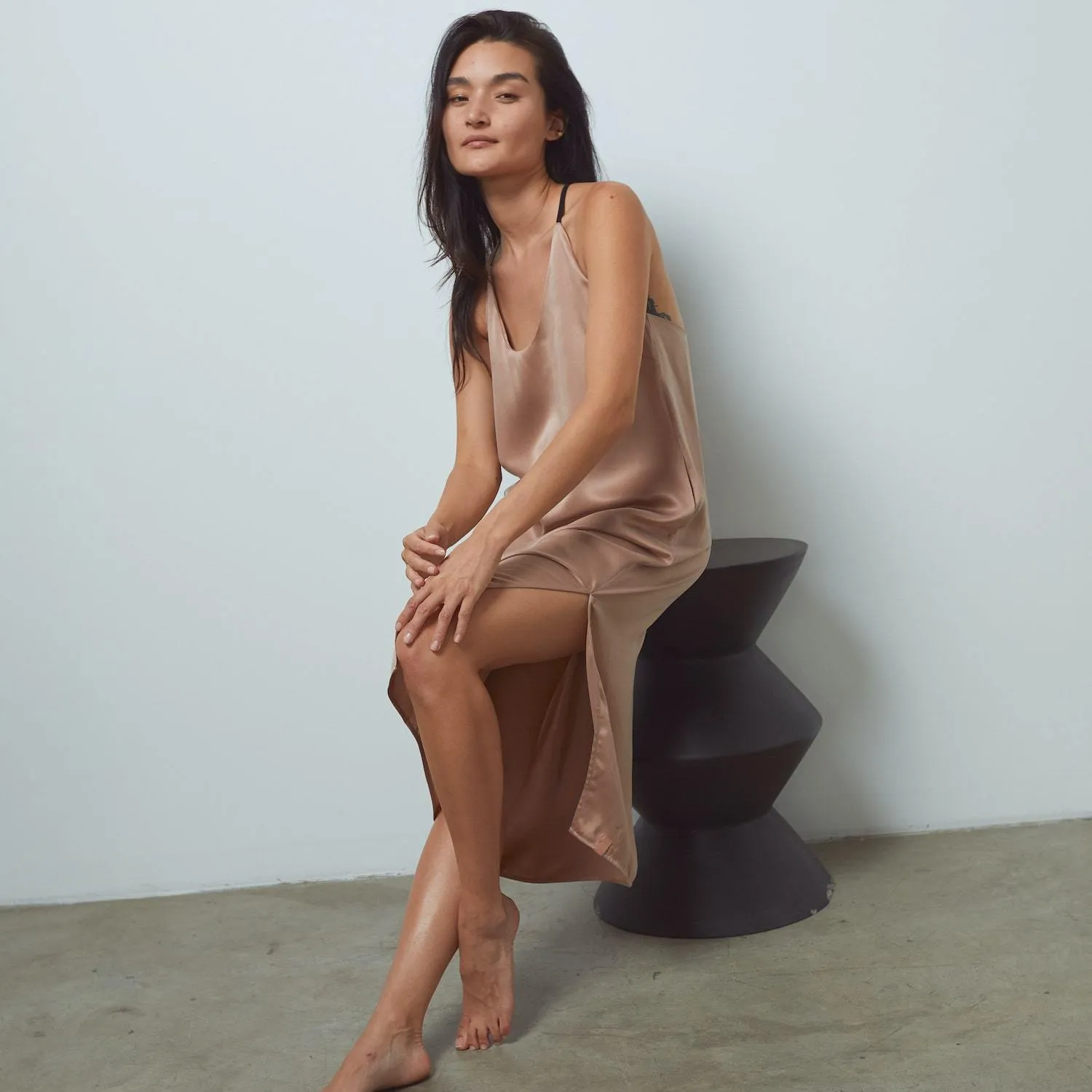 Washable Silk Slip Dress