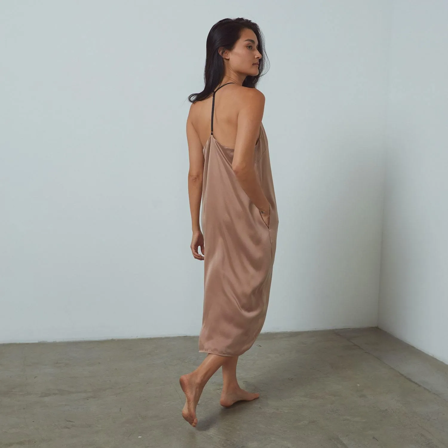 Washable Silk Slip Dress